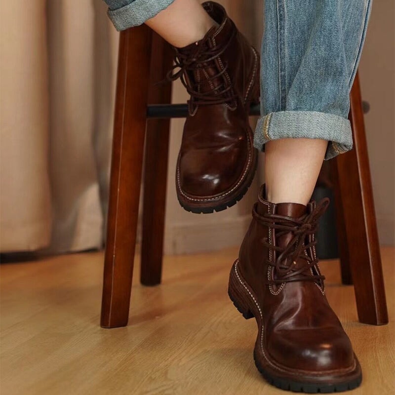 Goodyear Horse Oxford Boots Sweet and Cool Ankle Boots Maxct