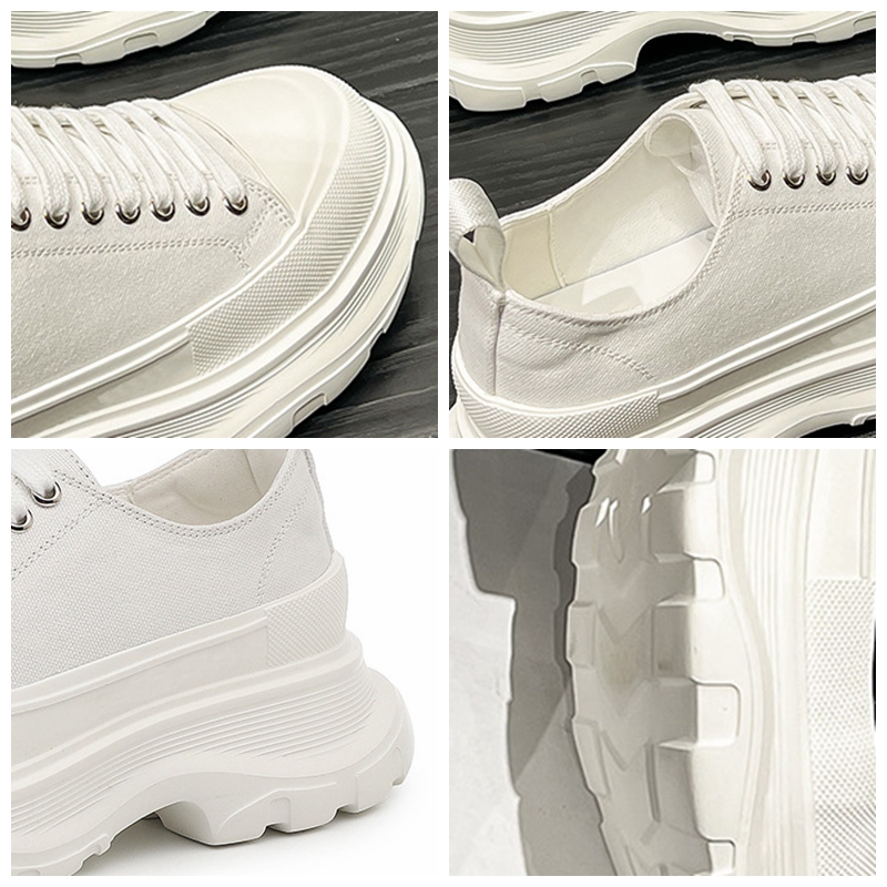 5cm Canvas Chunky Sneakers for Women - true-deals-club
