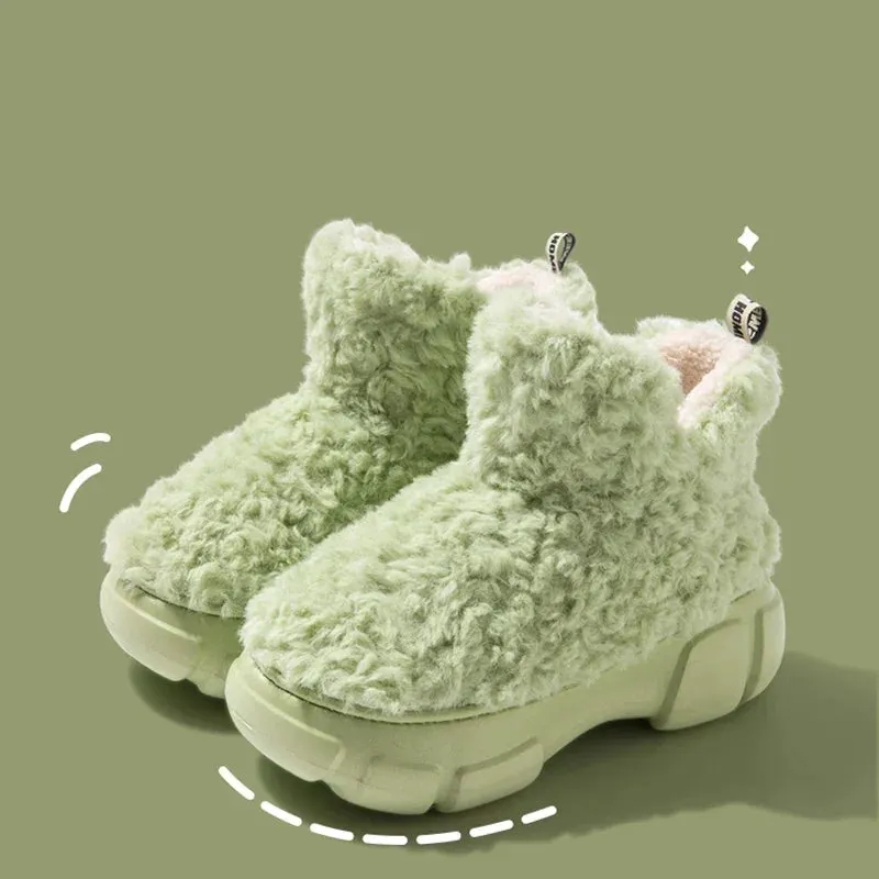 High Top Platform Winter Ankle Boots for Women Maxct