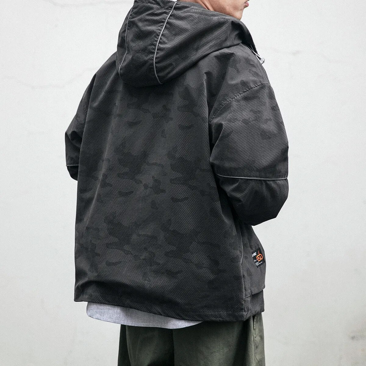 Maxct &Men's HQ Hooded Tactical Light Camo Jacket