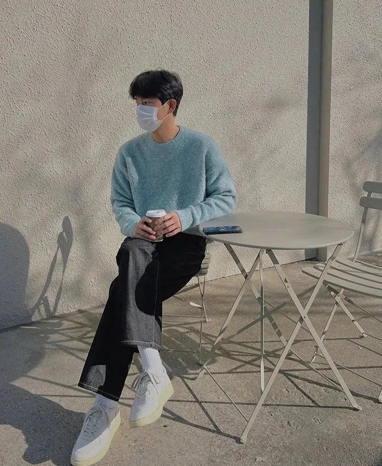 Maxct Casual Round Neck Knitted Sweater