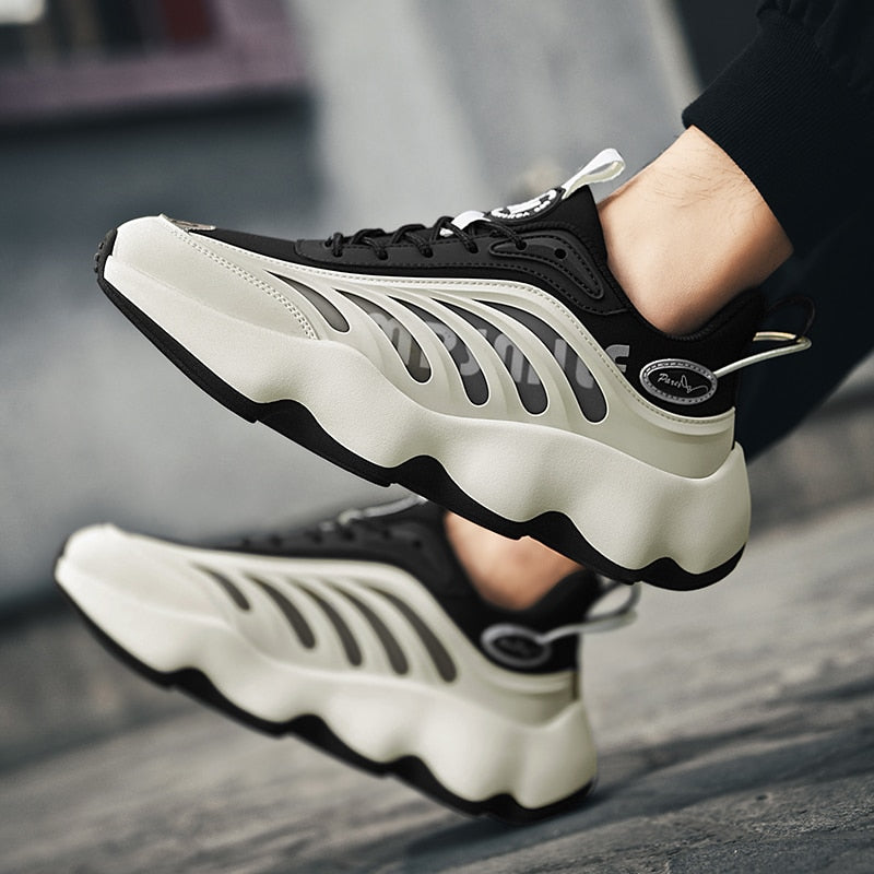 Breathable Mesh Trainers Casual Race Design Shoes for Men Maxct