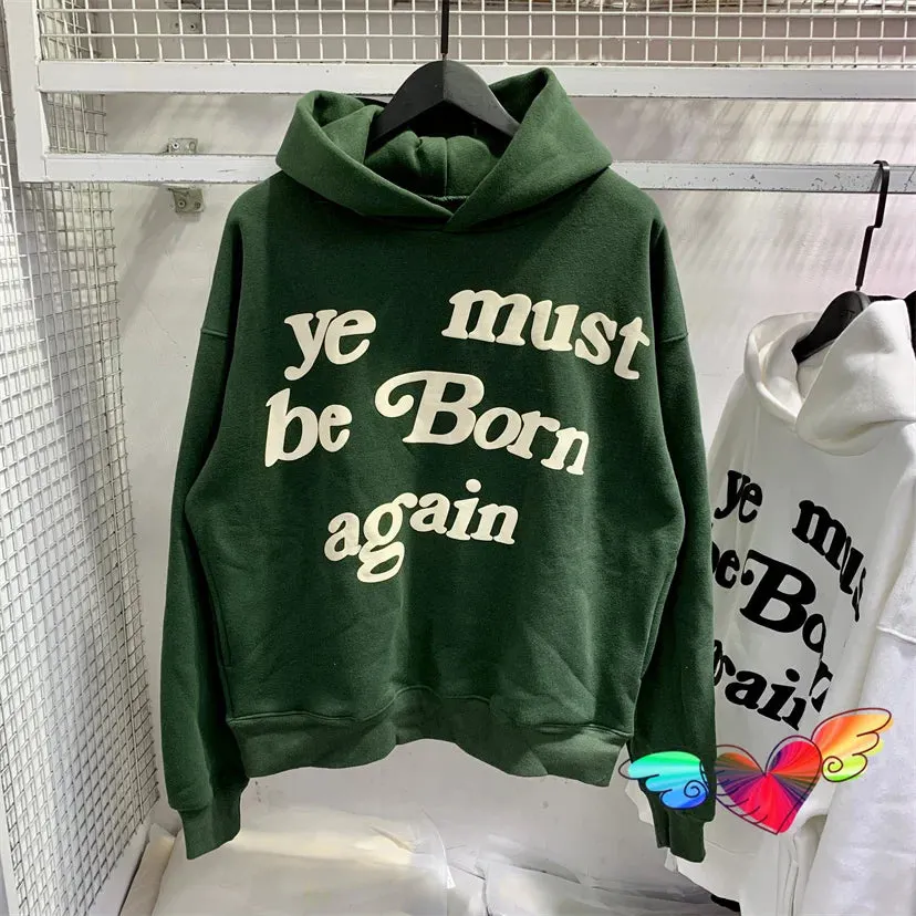 Kanye Hoodie - Ye Must Be Born Again Unisex Oversized Maxct