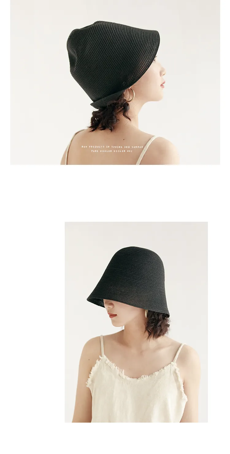Spring and Summer Female Japanese Style Shopping Bucket Hat