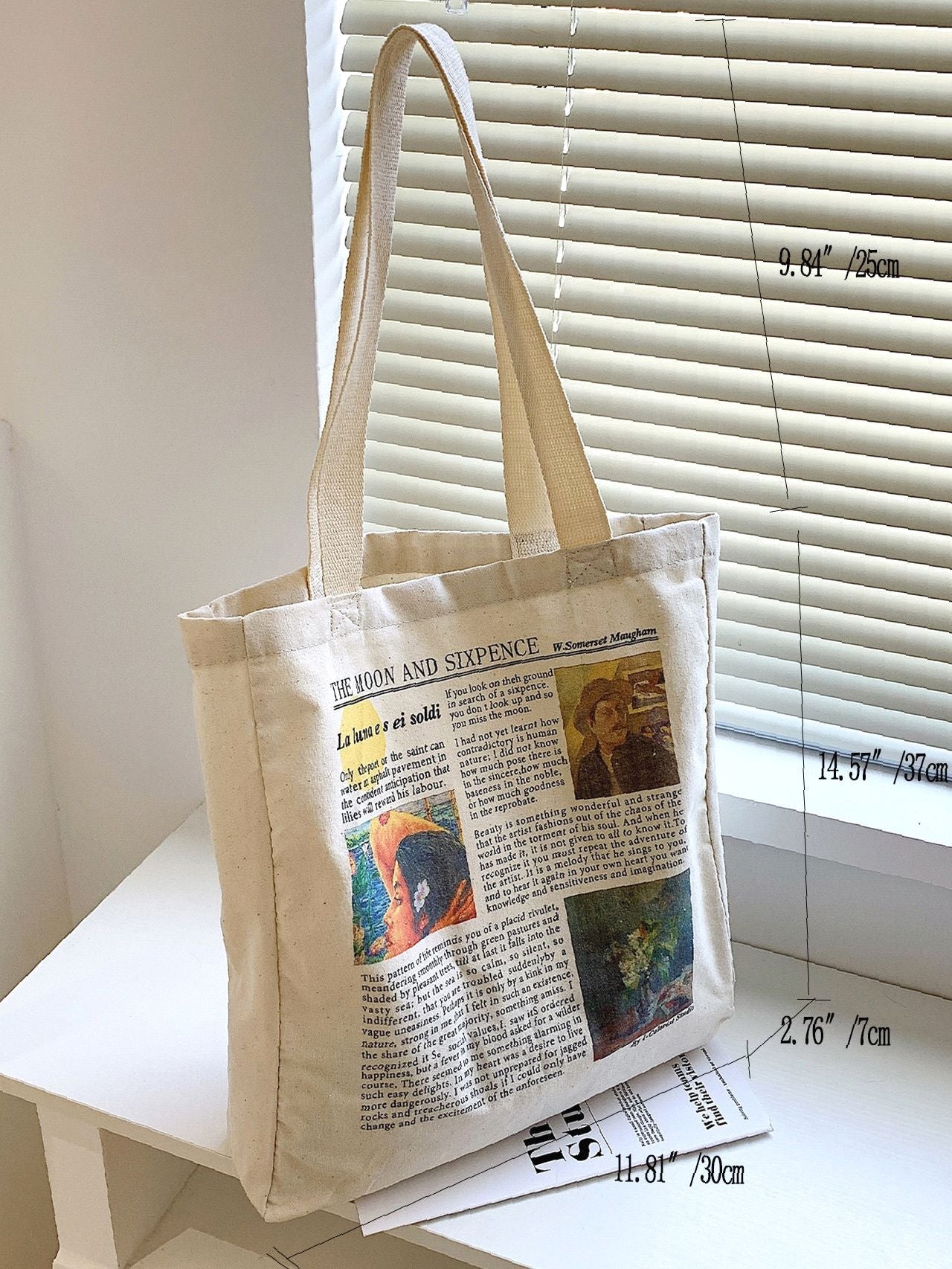 Maxct - Newspaper Pattern Tote bag  - Women Tote Bags
