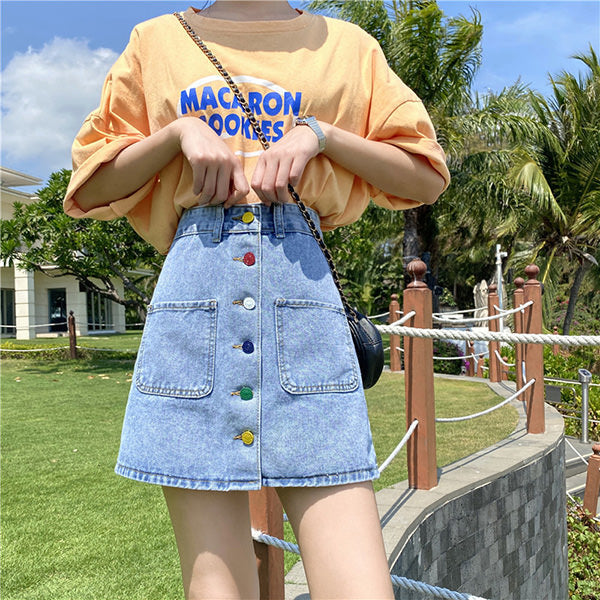 2.0 Artsy Denim Skirt Maxct