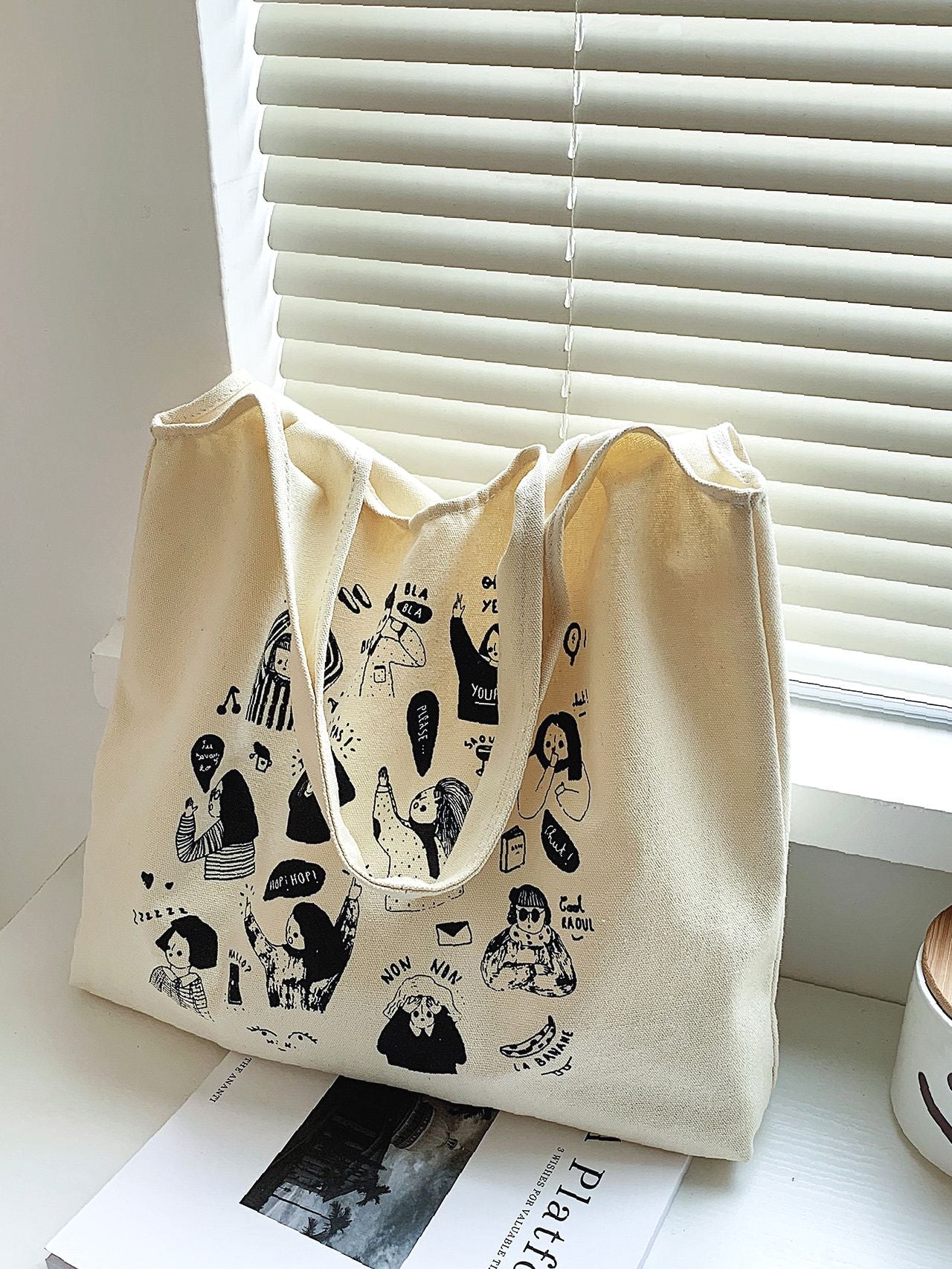 Maxct - Figure Graphic Tote Bag  - Women Tote Bags