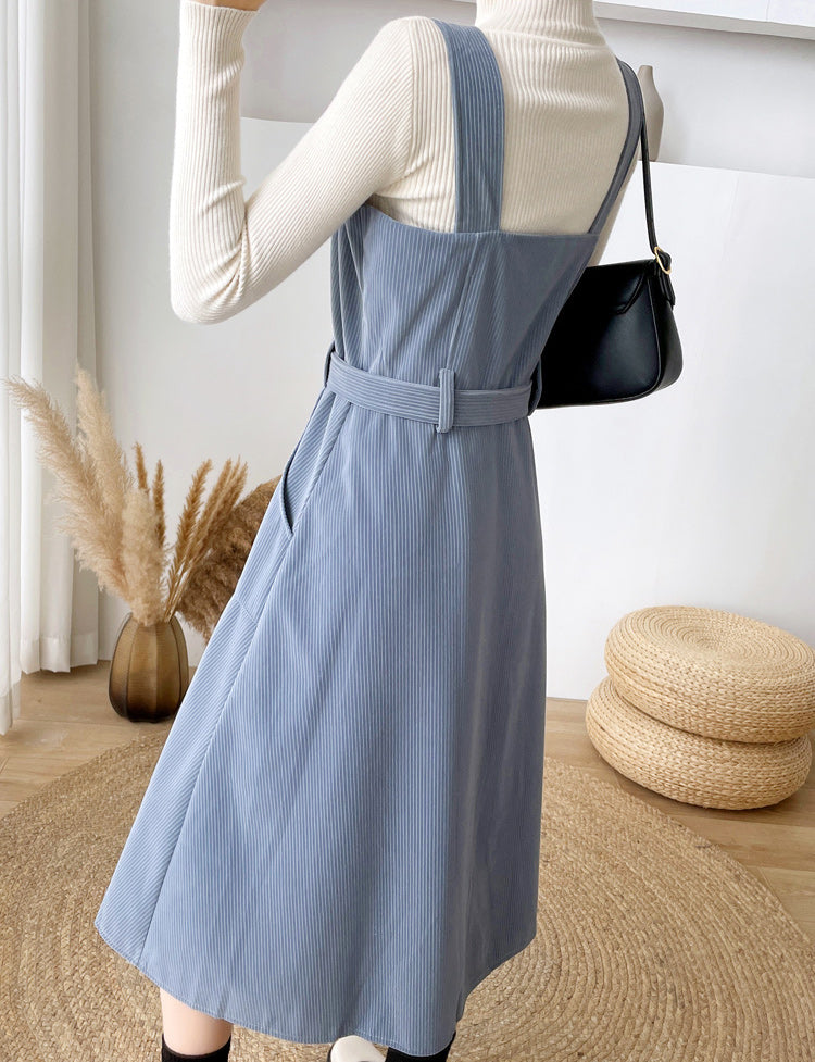 Corduroy Button Up Midi Dress Maxct