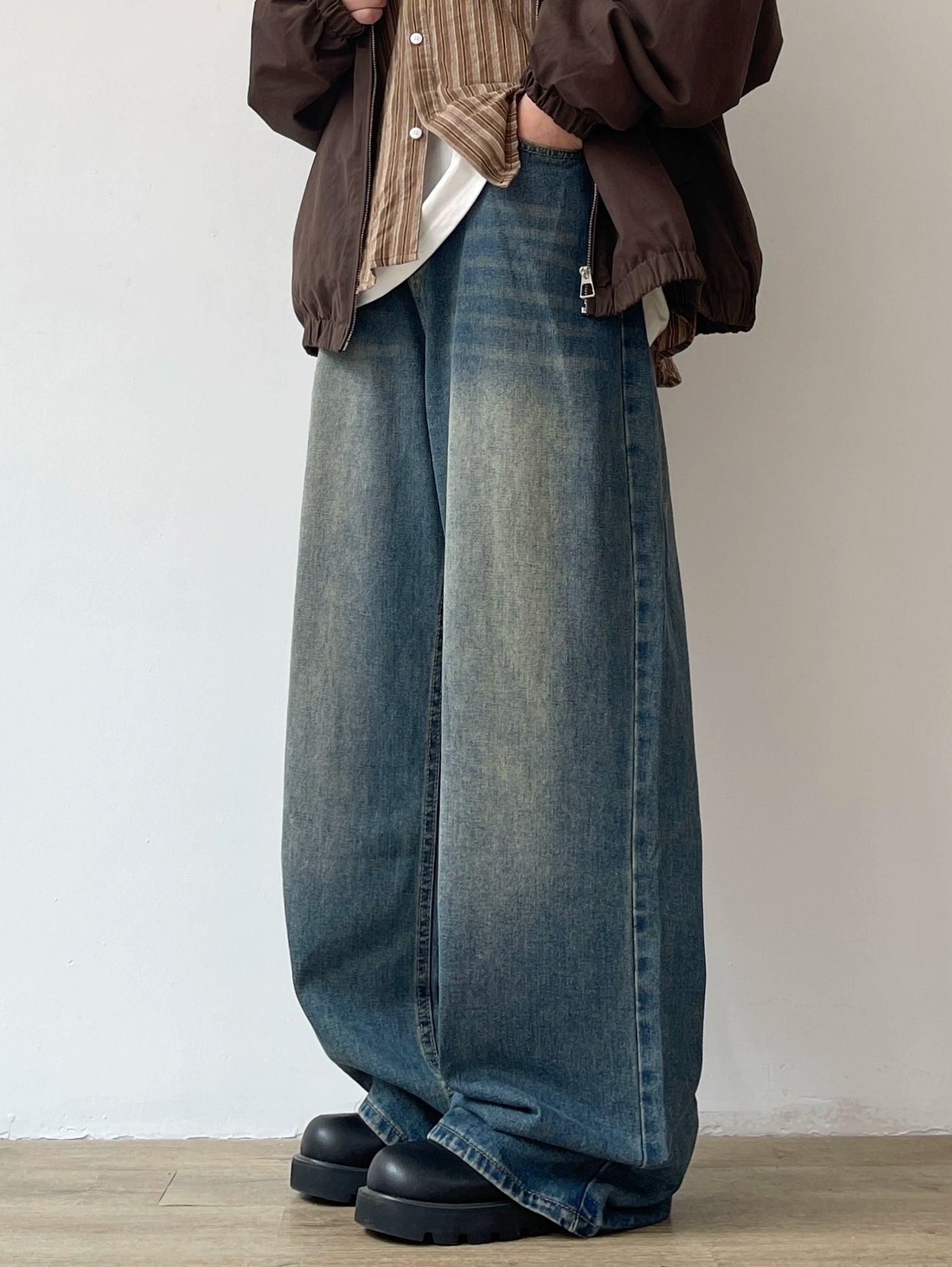 EVER Retro Straight Wash Jeans Maxct