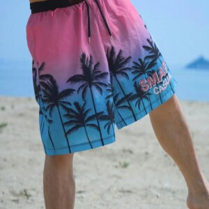 Maxct Men's Floral Print Summer Shorts Perfect For Vacation Outfits