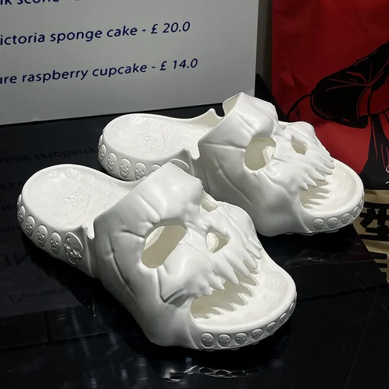 Unisex Halloween EVA Skull Sandals Maxct