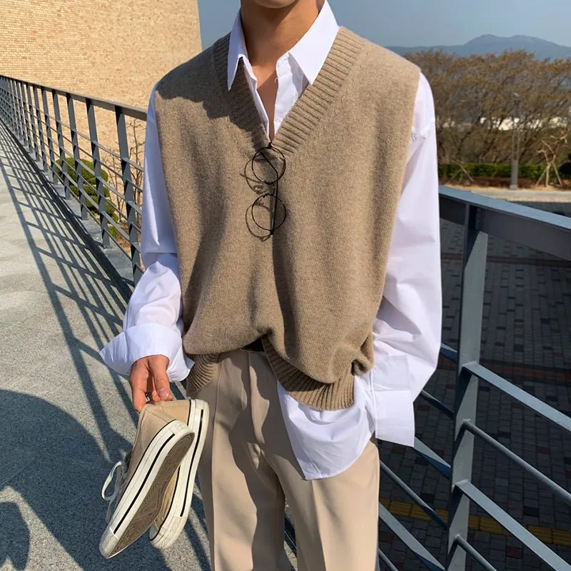 Maxct Kami No.7313 V-Neck Sweater Vest