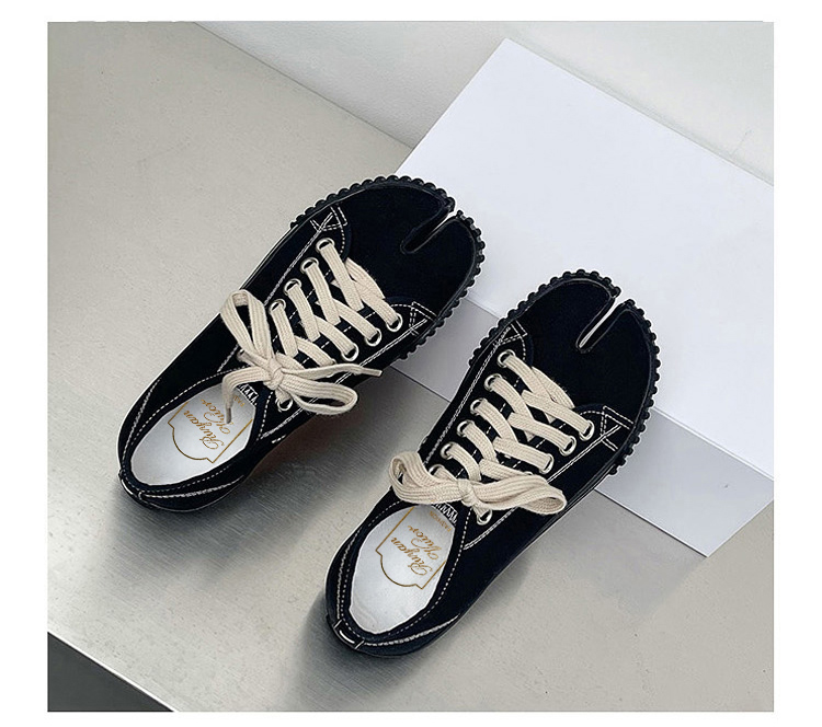 Tabi Sneakers Split Toe Mary Janes Canvas Women's