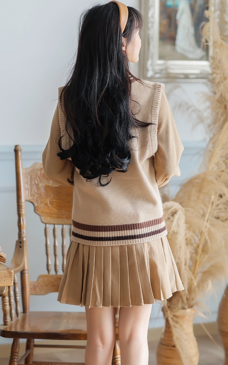 Prep School Vest & Dress Set Maxct