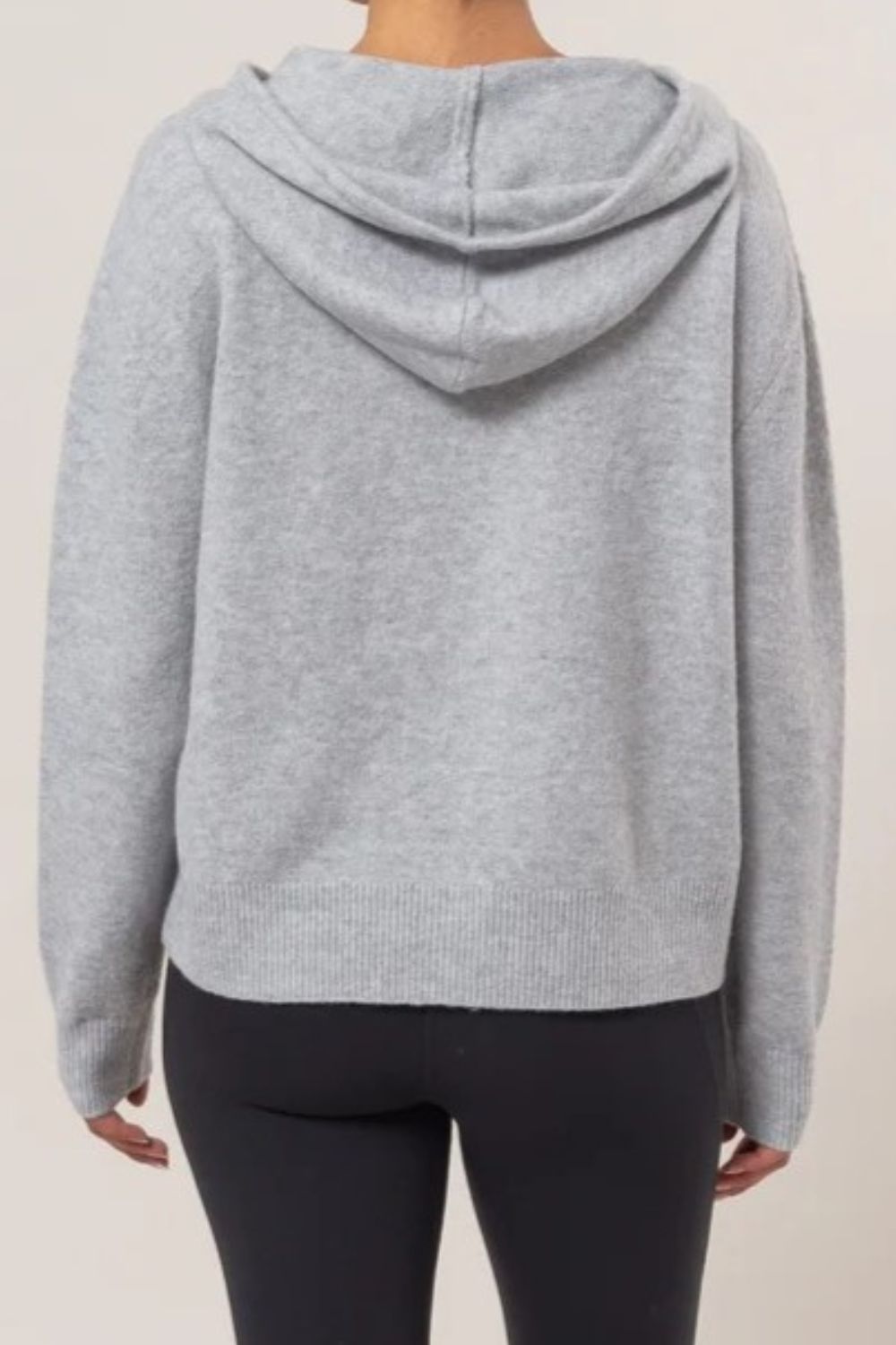 Maxct &HYFVE Drawstring Long Sleeve Hooded Sweater