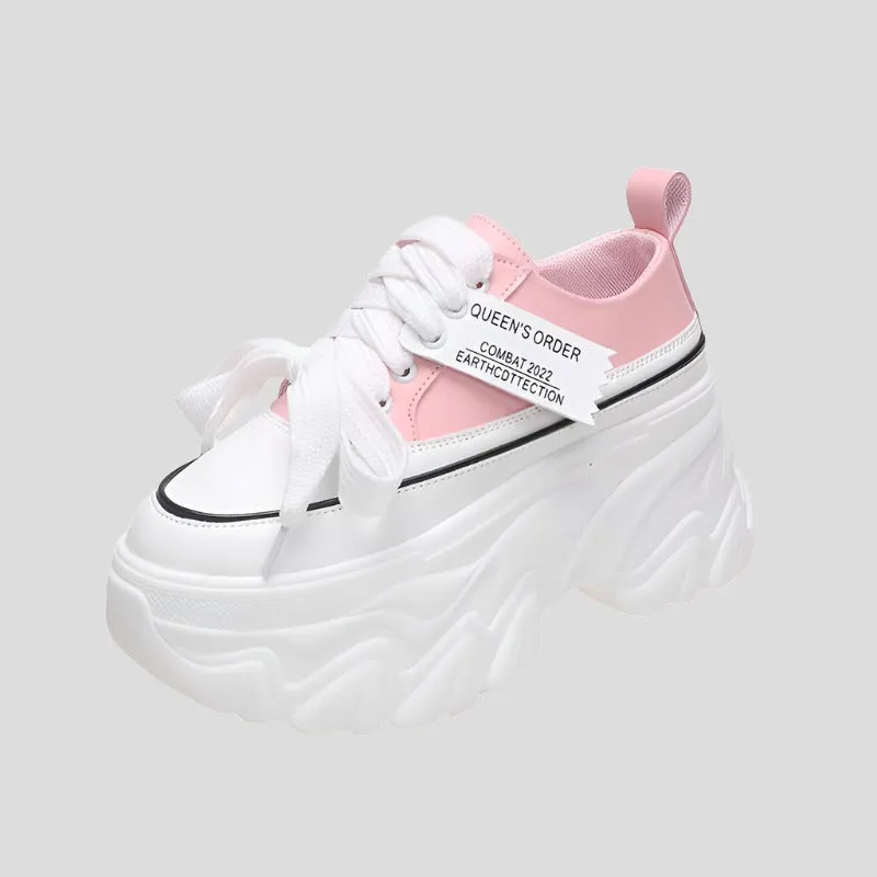 High Heel Chunky Platform Sneakers for Women Maxct