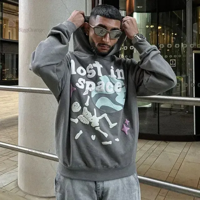 Broken Planet Hoodie - Unisex Oversized 3D for All Seasons Maxct