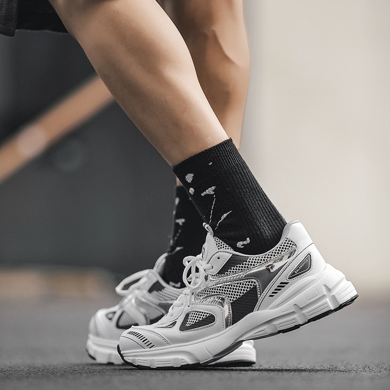 Luxury Mesh Men's Chunky Sneakers - true deals club