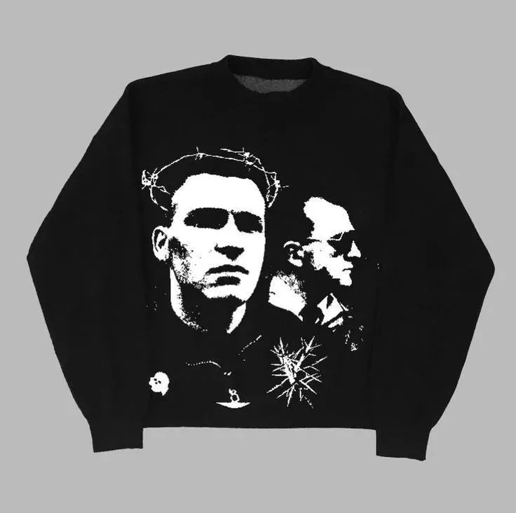 Maxct y2k women clothes sweater zipper Sweatshirt long sleeve top Streewear hip hop punk retro clothes Harajuku Trendy oversize clothe
