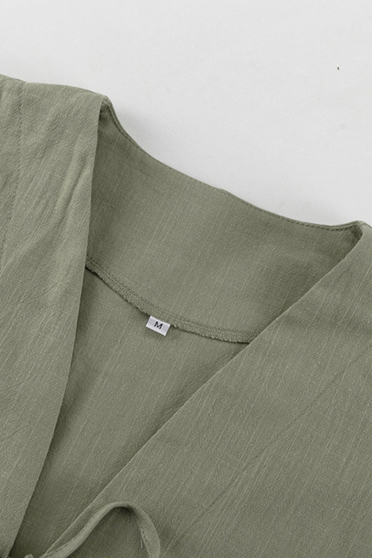 Maxct Tie-front Long Sleeve Shirt Cotton Suits