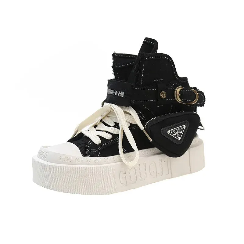 Women's Gothic Denim Short Ankle Boots Maxct