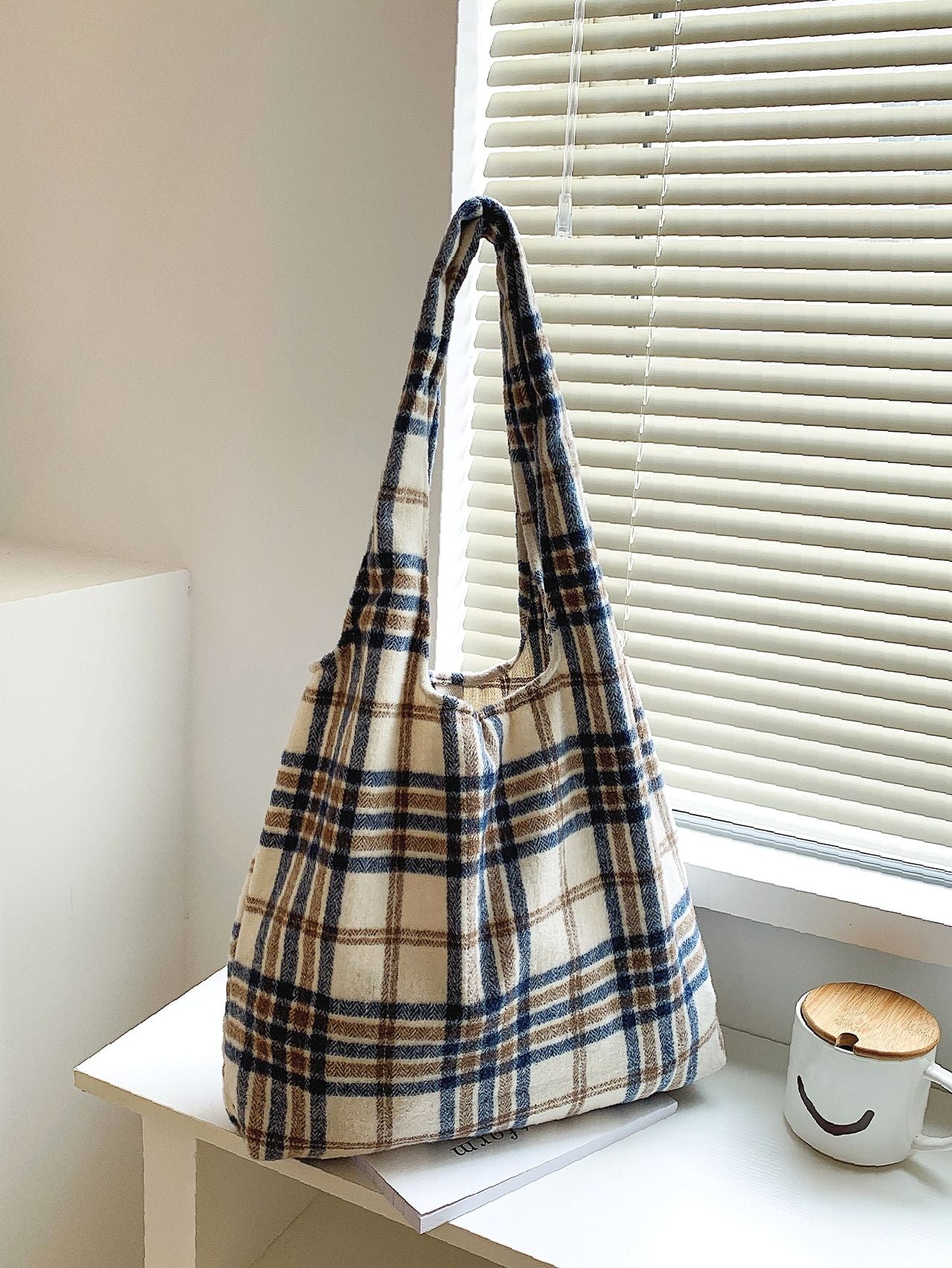 Maxct - Plaid Tote Bag  - Women Tote Bags