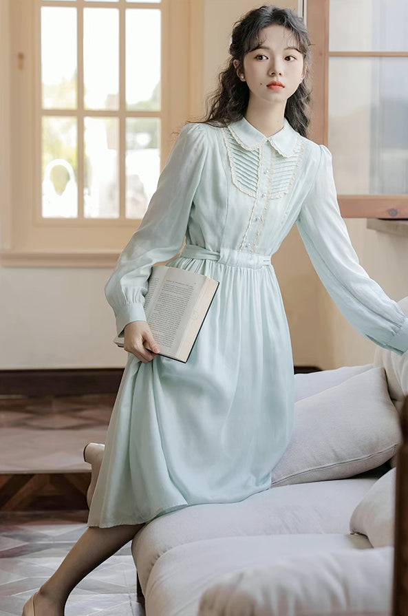 Sunday Tea Long Sleeve Midi Dress Maxct
