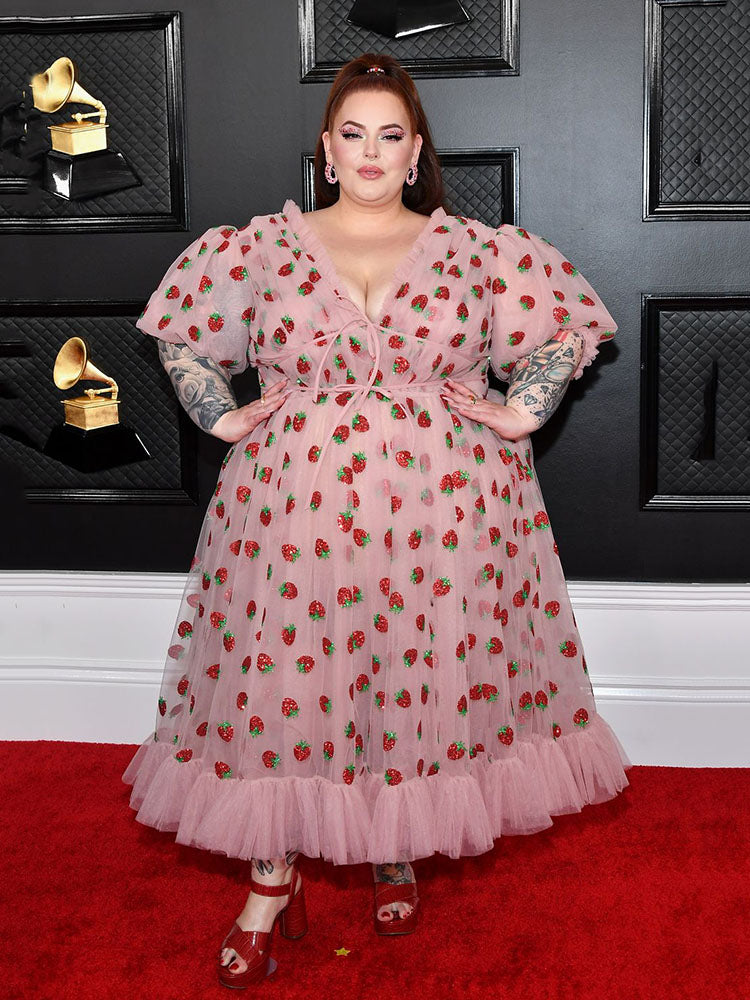 Strawberry Sequin Sweet Dress Maxct