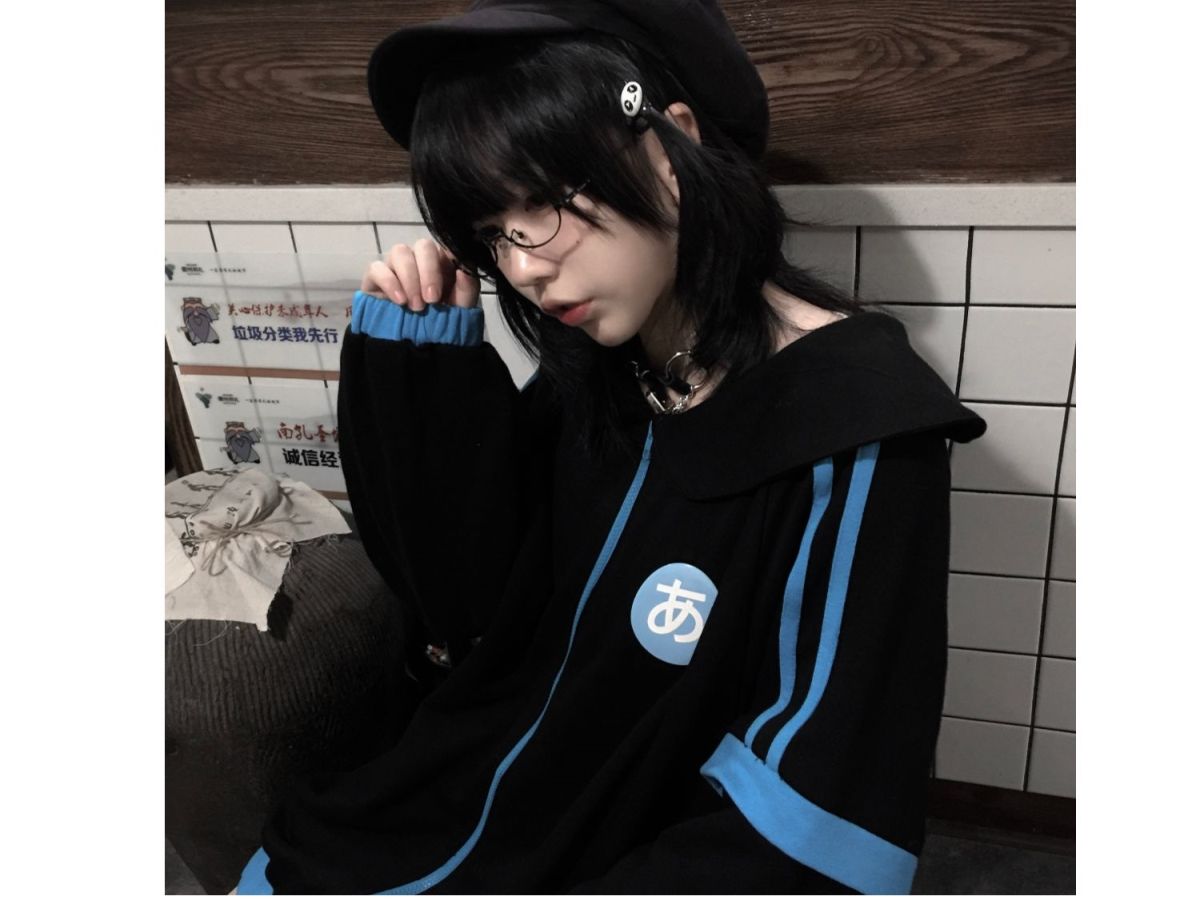 New Japanese Kawaii Jackets Y2K Women Cute Oversized Sweatshirt Preppy Outwear Harajuku Grunge Fairy Clothes Chaquetas Mujer