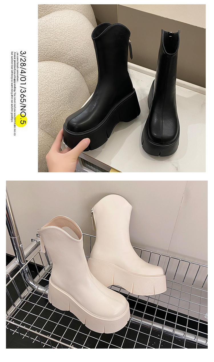Women's Mid-calf Boots - true deals club