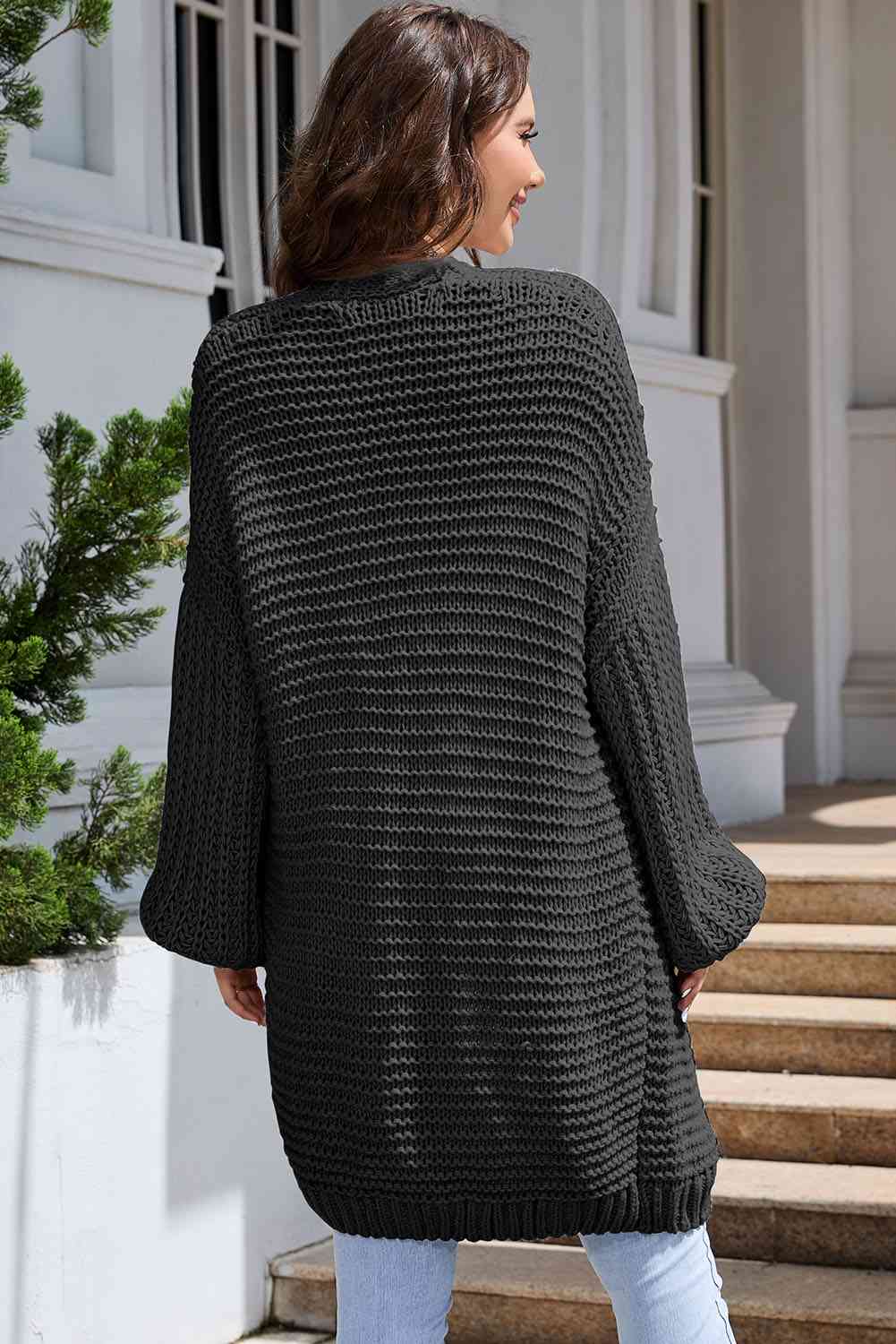 Maxct &Open Front Longline Cardigan