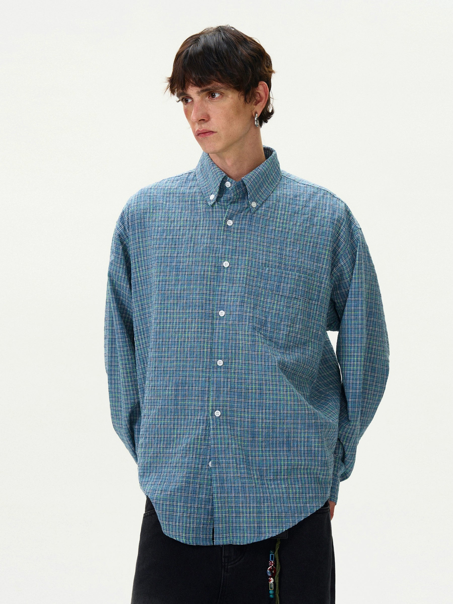 Madwitch Regular Fit Plaid Shirt Maxct