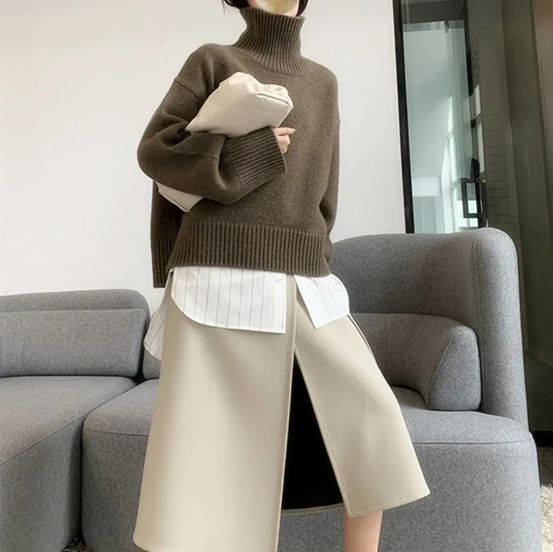 Maxct Paride Turtleneck Cashmere Sweater