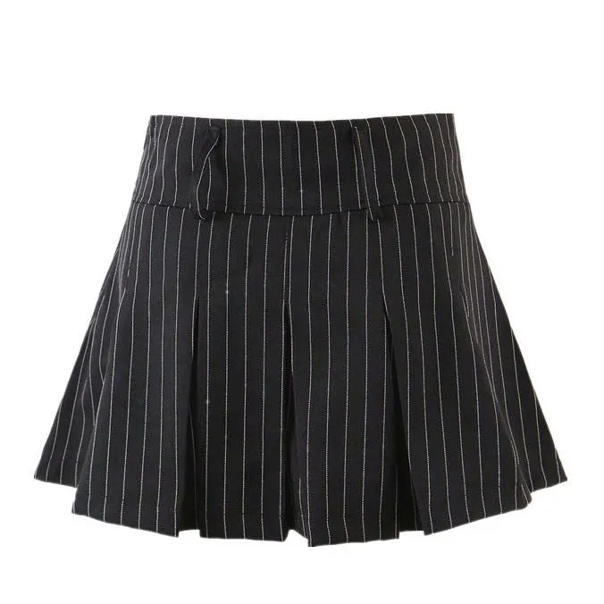 Baby Lies Striped Pleated Skirt Maxct