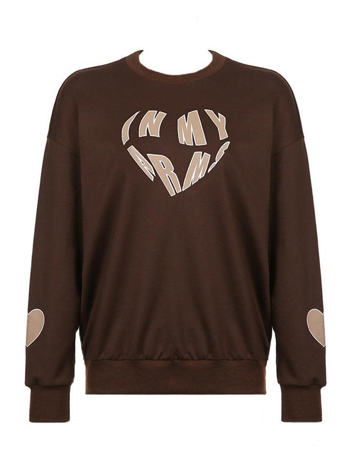 Maxct Love Letter Crew Sweatshirt