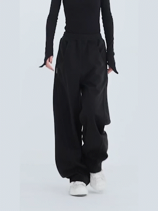 Maxct Baggy Solid Wide Leg Pants