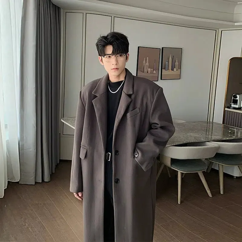 Maxct Mid-length Woolen Trench Coat