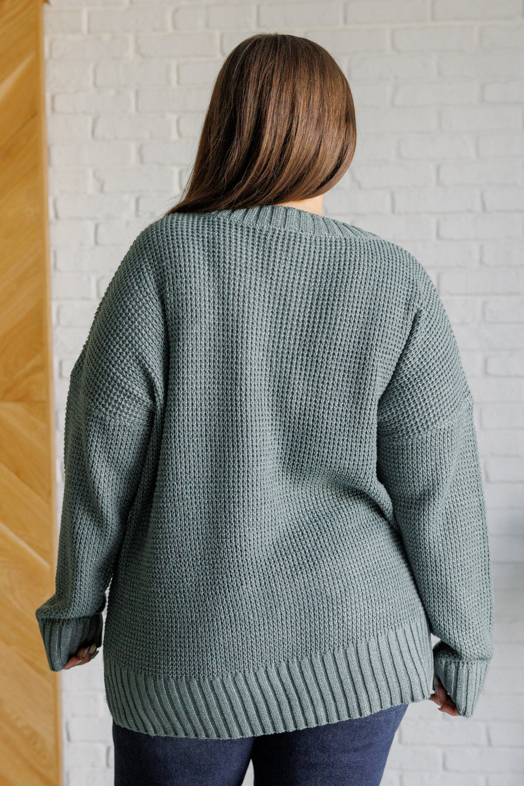 Maxct &Lakeside View Drop Shoulder Sweater in Sage
