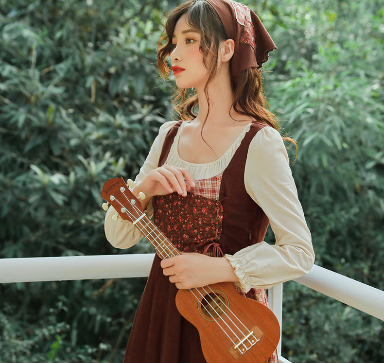 Patchwork Village Dress Maxct