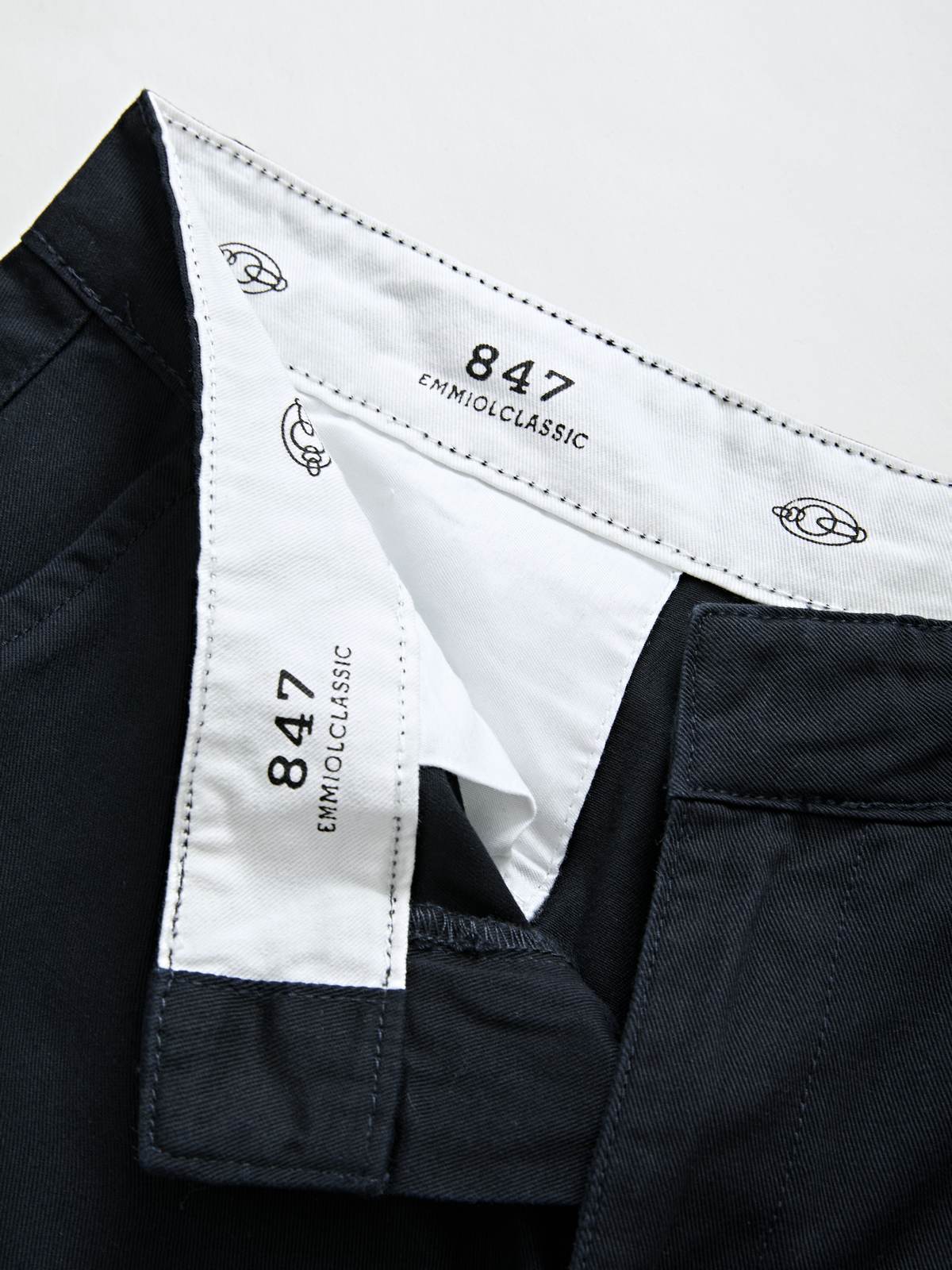 Patchwork Waist Straight Leg Pants Maxct