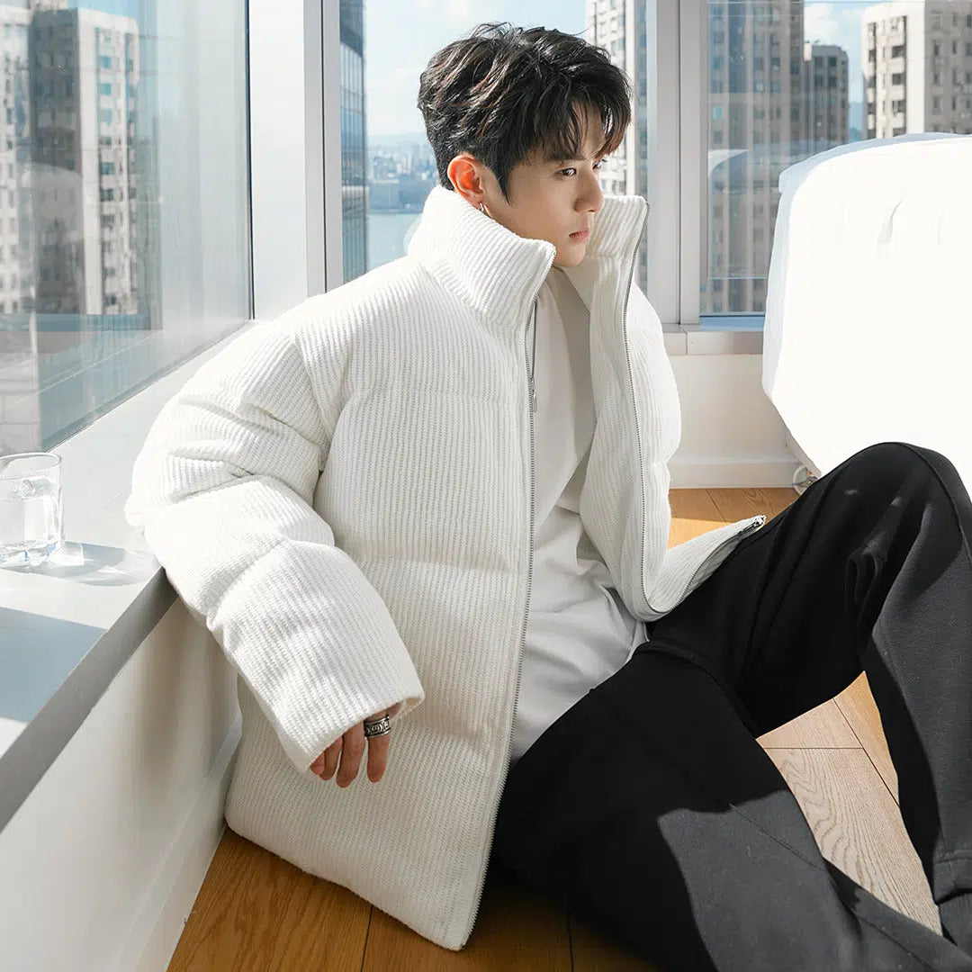 Maxct Vintage Zipped Padded Cotton Jacket