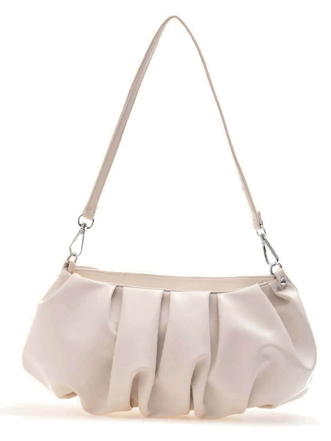 Bag For Love - Minimalist Ruched Bag - Women Maxct Bags