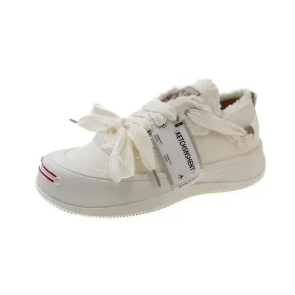 Shoes for Teen Girls Canvas Platform Sneakers Maxct