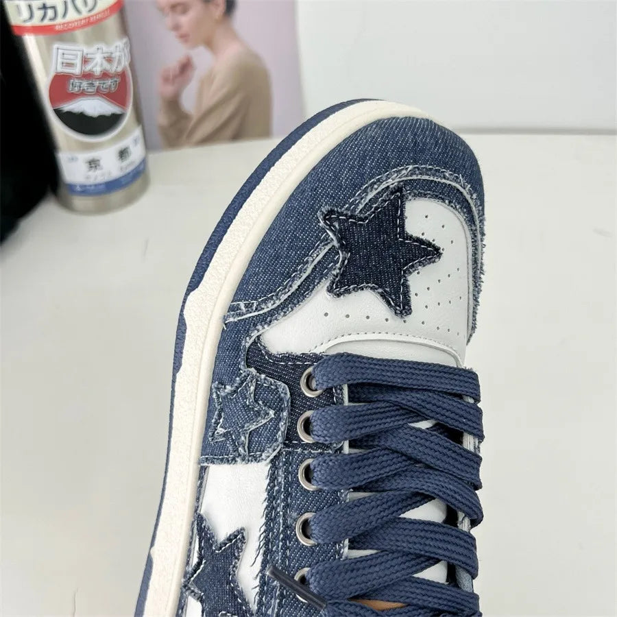 Platform Sneakers for Women & Men Stars Design Maxct