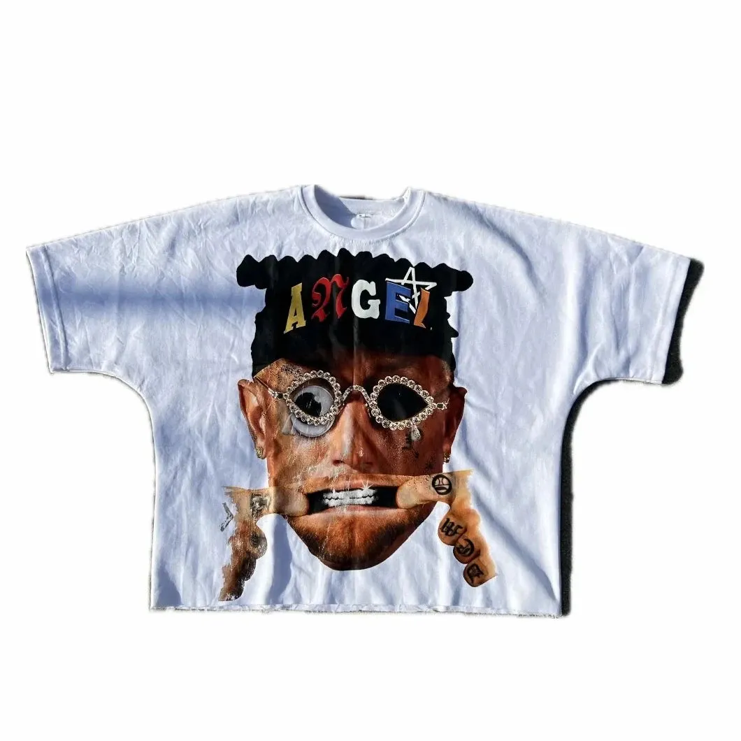 Maxct Y2K Summer T Shirt Men Women Harajuku Retro Classic Graphic Print Short Sleeves Casual Cotton Gothic Trend Fashion Clothing Tops