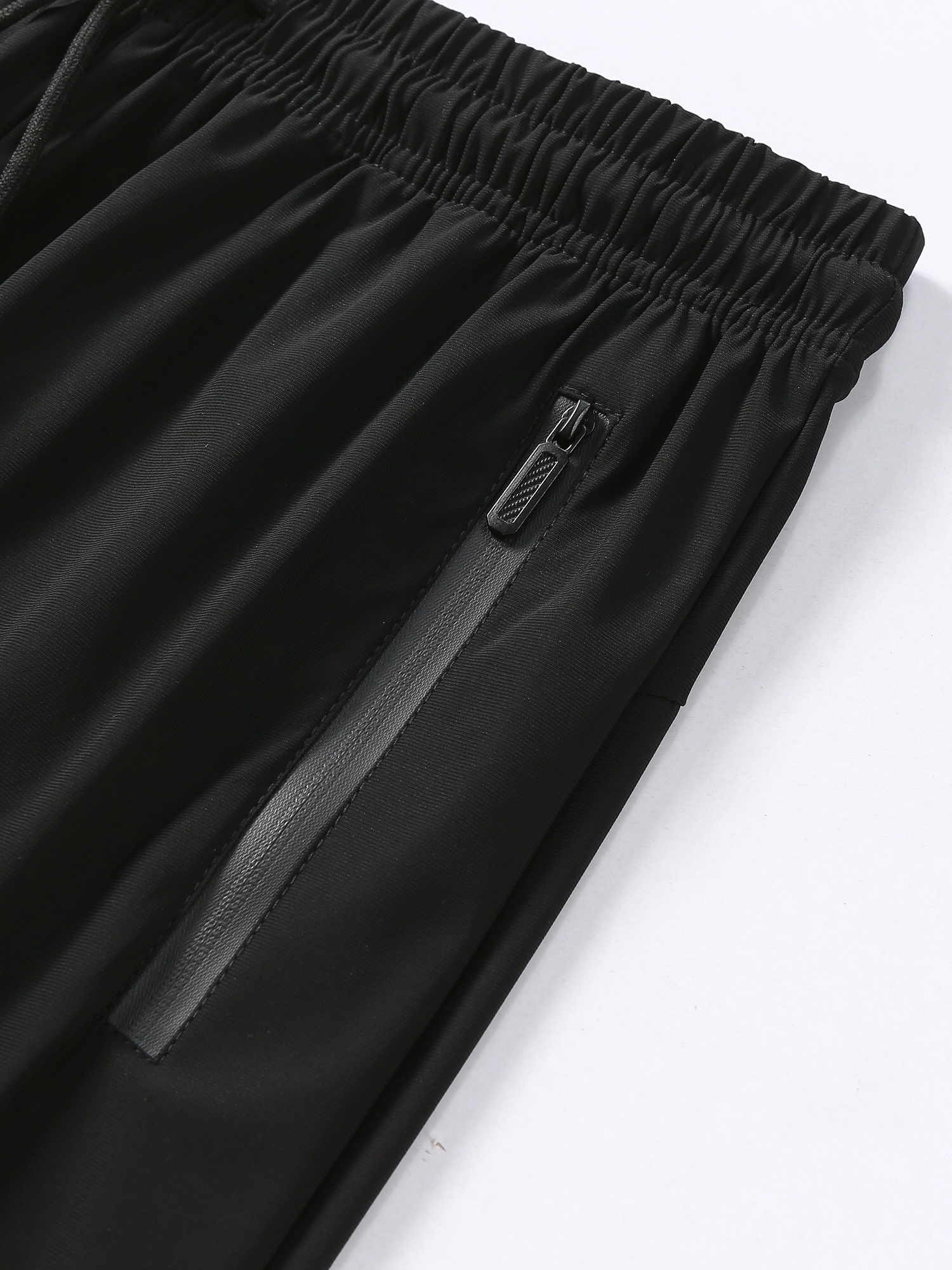 Lightweight Breathable Comfy Joggers, Men's Casual High Stretch Waist Drawstring Sports Pants Sweatpants