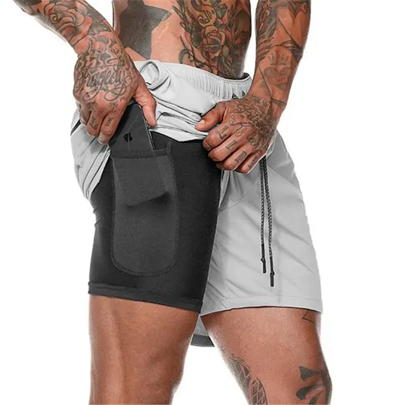 Men's 2-in-1 Double-Deck Sport Shorts Maxct - Image 15