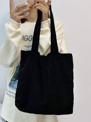 Patch Decor Shoulder Tote Bag - Women Tote Bags