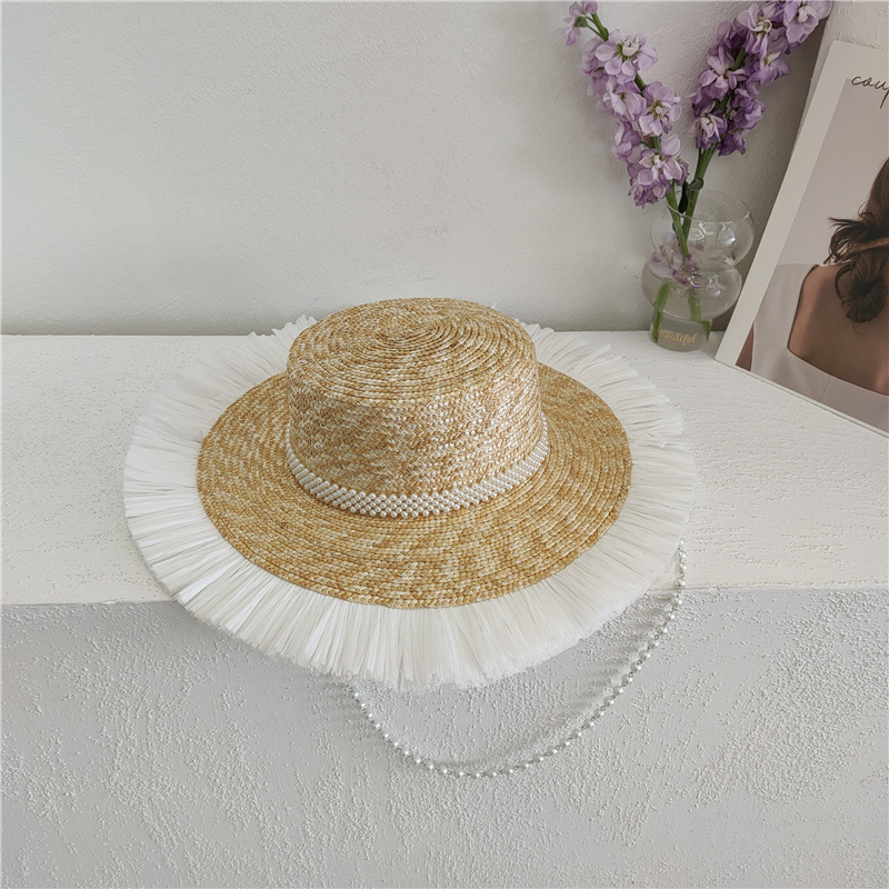 Sun Hat Fashion Wind Straw Women's Burrs Straw Hat