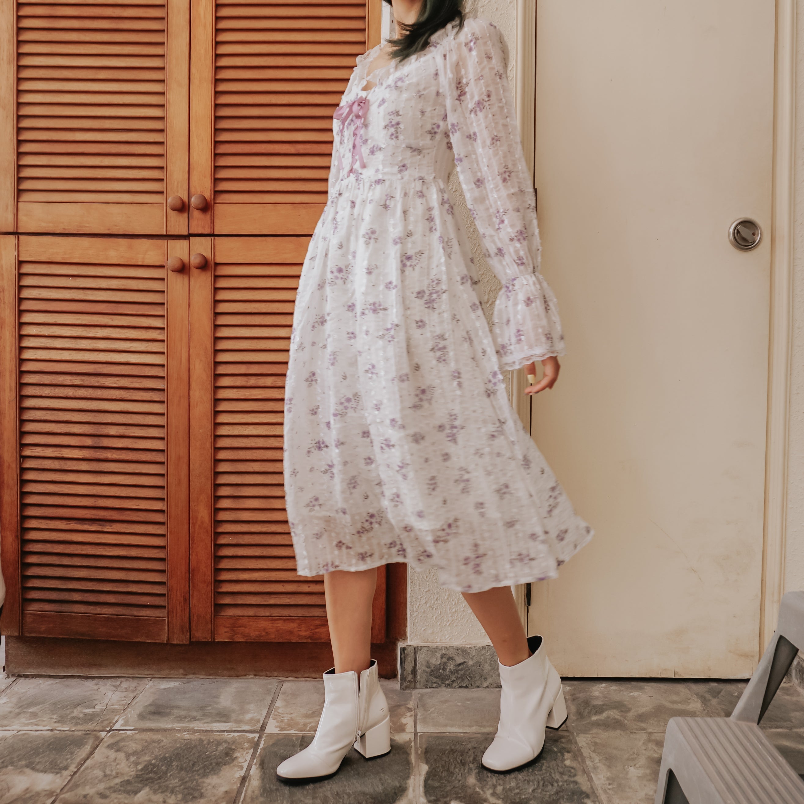 Lavender Fields Midi Dress Maxct